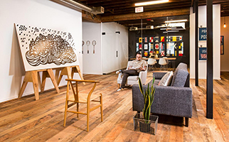 Pioneer Millworks Reclaimed Douglas fir flooring—Saw Kissed Douglas fir Granary