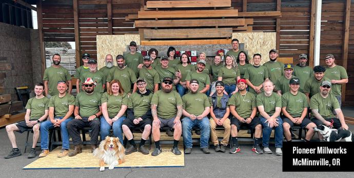 Pioneer Millworks McMinnville, OR Mill & Crew