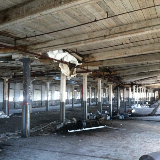 Pioneer Millworks reclaims Heart Pine timbers from Esquire Novelty Factory in New York