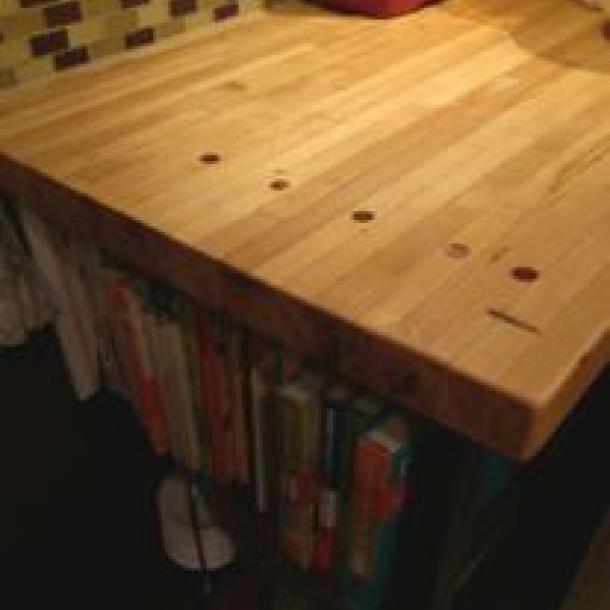 Pioneer Millworks reclaimed bowling alley table tops