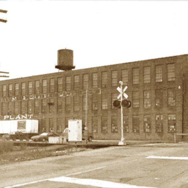 Pioneer Millworks reclaims maple flooring from the Buster Brown Shoe Factory