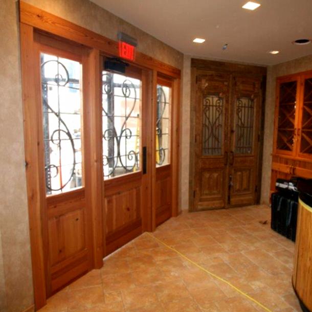 Pioneer Millworks Heart Pine in reclaimed doors