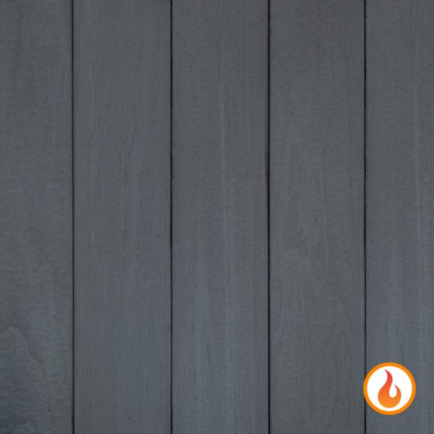Shou Sugi Ban ACCOYA Smoke by Pioneer Millworks. Charred wood siding and paneling that is burned, brushed once, and coated with non-toxic, water-based polyurethane