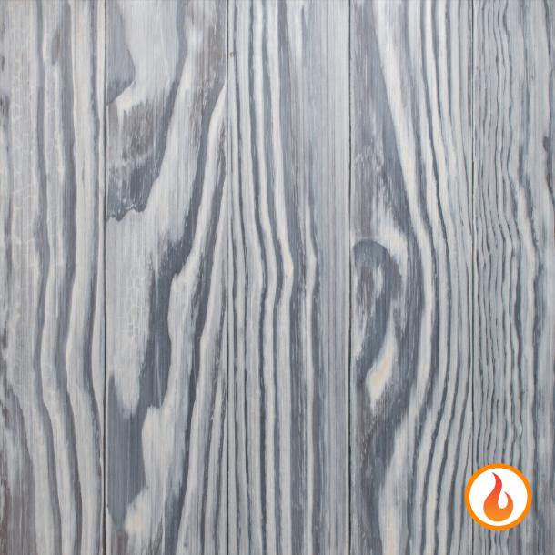 Shou Sugi Ban ACCOYA Smolder by Pioneer Millworks. Charred wood siding and paneling that is burned, brushed once, and coated with an exterior oil