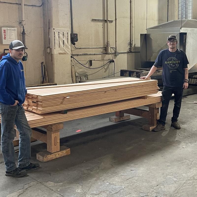 Pioneer Millworks Shou Sugi Ban Team Oregon