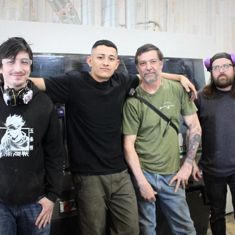 Pioneer Millworks Moulder Team in Oregon