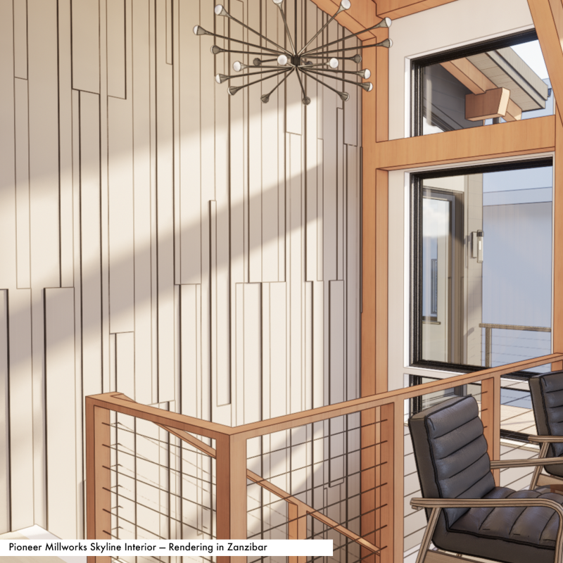 Pioneer Millworks Multidimentional Cladding Skyline in Zanzibar