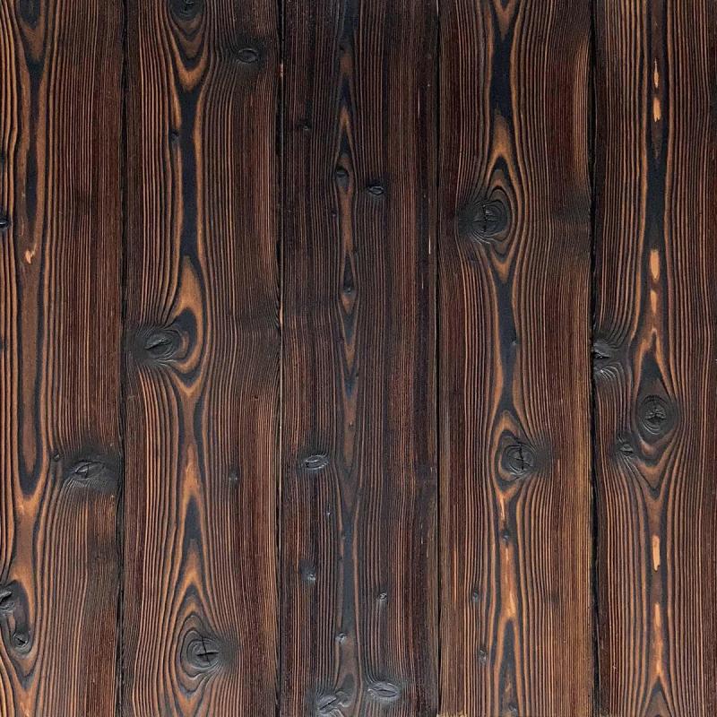 Pioneer Millworks Shou Sugi Ban Larch Twice Brushed in Toasted | 2. Commerical Gallery of Images.